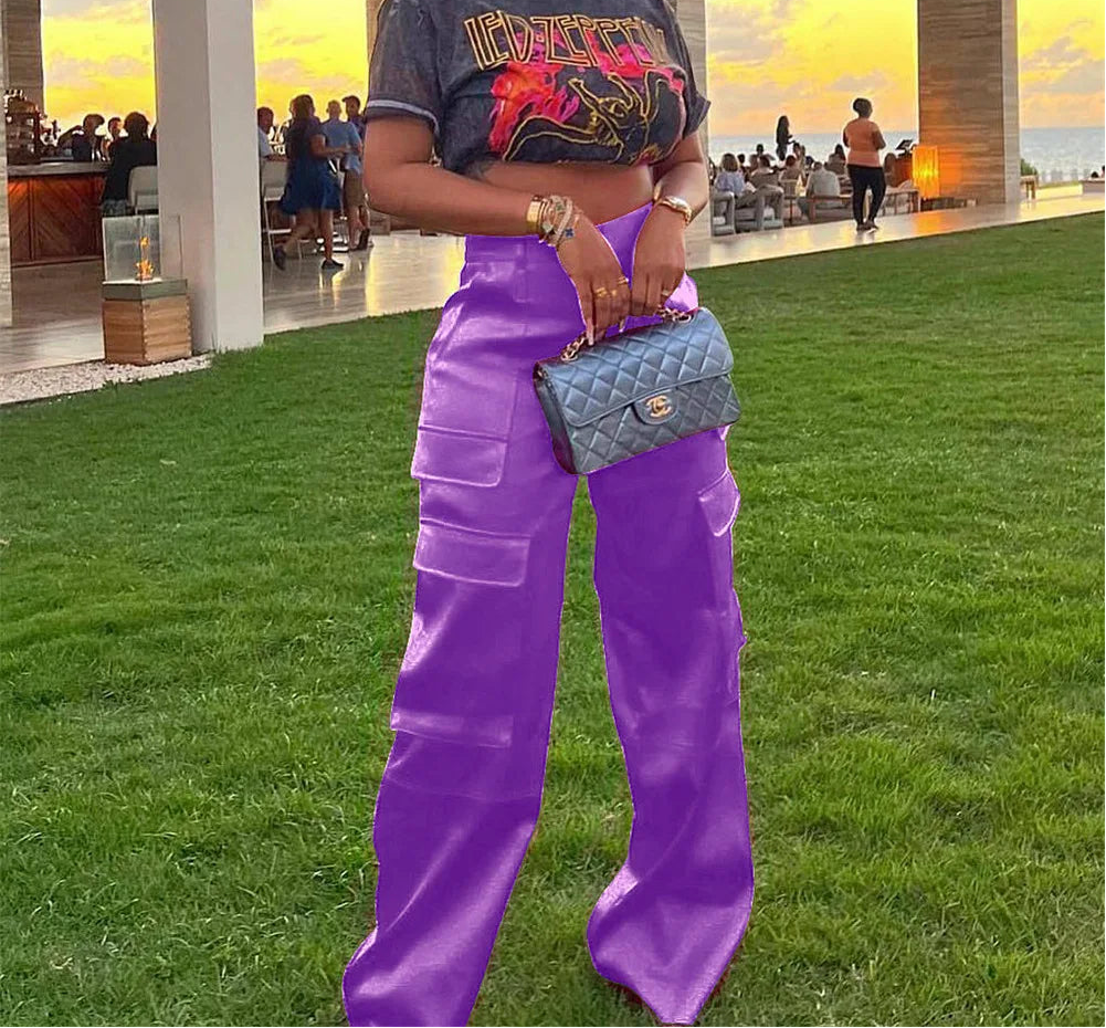 Spoken Dreams: High Waisted Pocket Loose Pants
