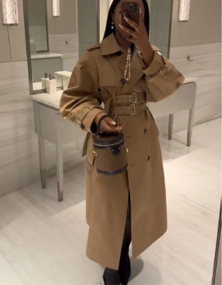 Spoken Dreams: Women Full Hooded Trench Crop Jacket