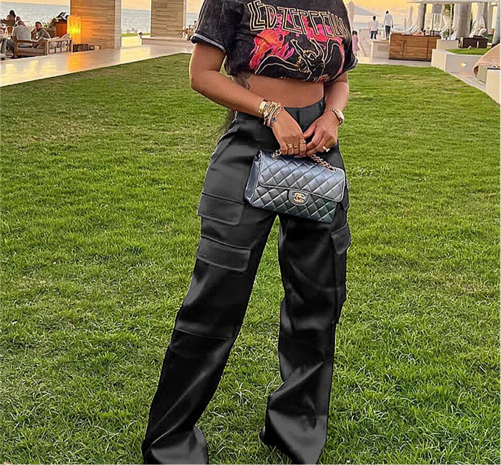 Spoken Dreams: High Waisted Pocket Loose Pants