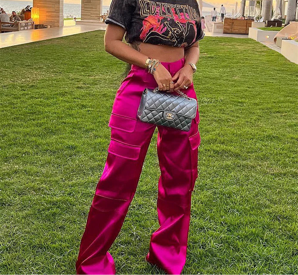 Spoken Dreams: High Waisted Pocket Loose Pants