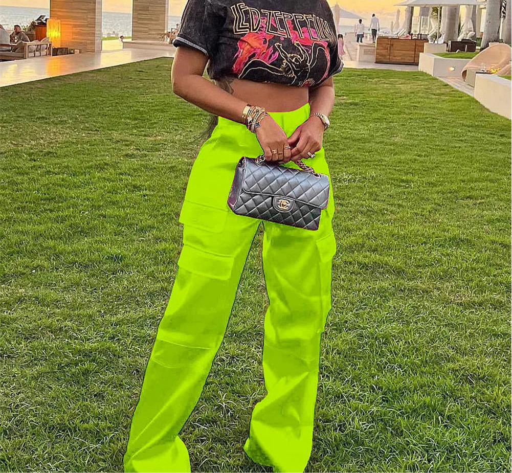 Spoken Dreams: High Waisted Pocket Loose Pants