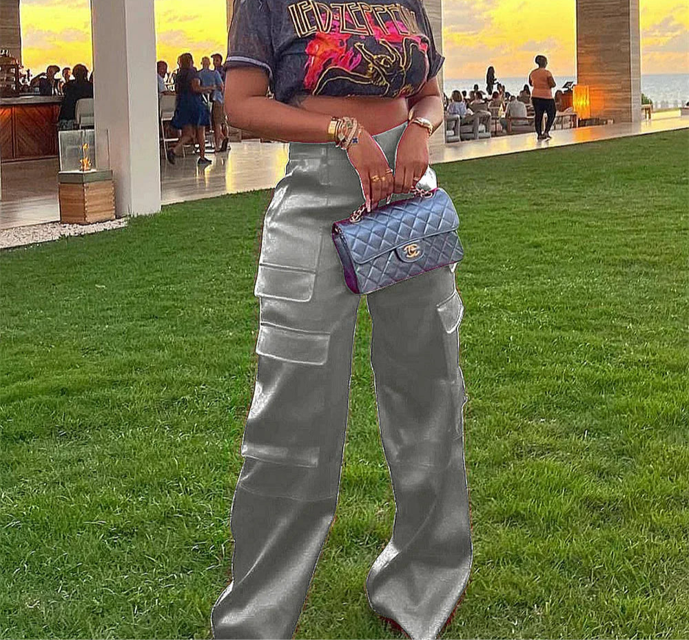 Spoken Dreams: High Waisted Pocket Loose Pants