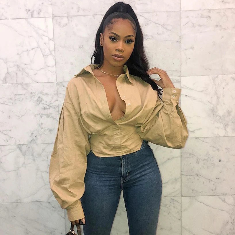 Spoken Dreams: Sexy Low-cut Blouse