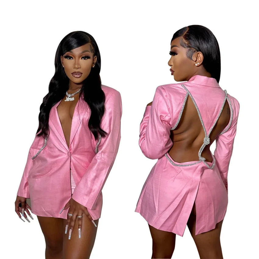 Spoken Dreams: Casual Trendy Sexy Long Sleeve Blazers