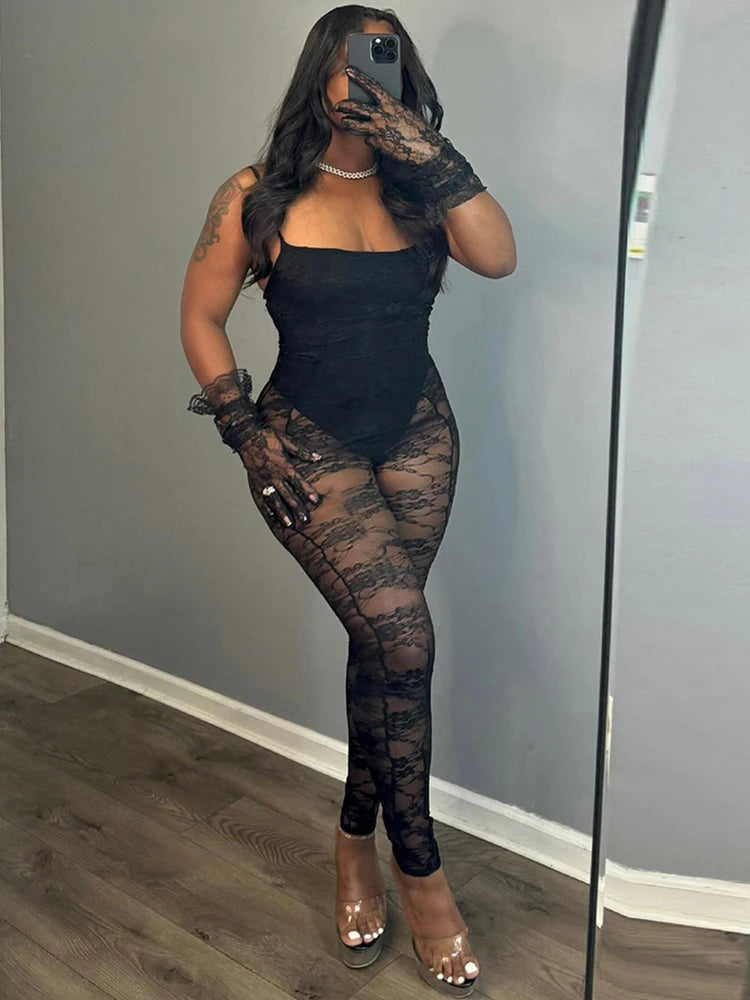 Sexy Lace Jumpsuit