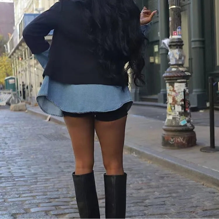 Women Single Breasted Long Sleeve Jacket top
