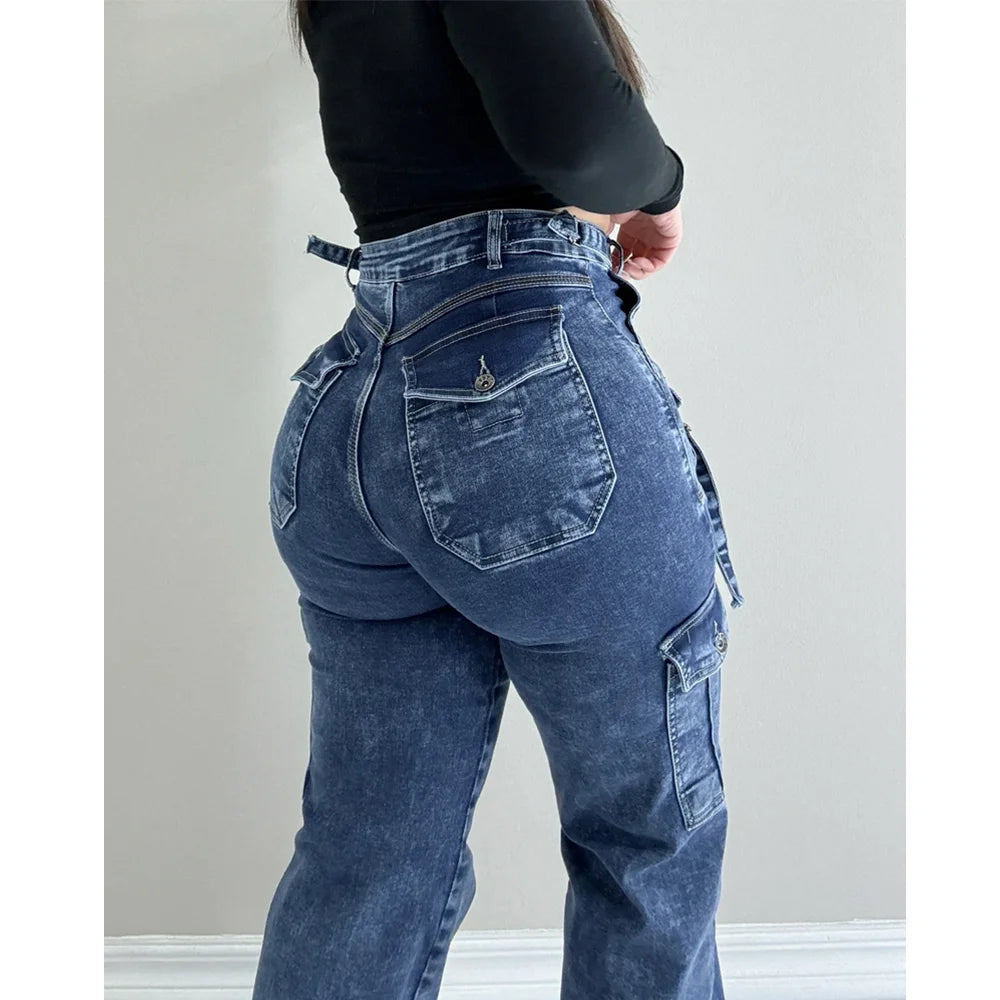 Spoken Dreams: Cargo Straight Denim Straight Safari Jeans