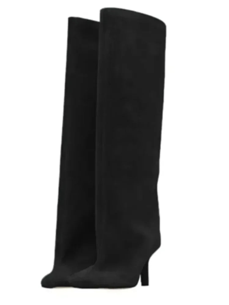 Spoken Dreams: Winter Slim High Heels Knee High Women