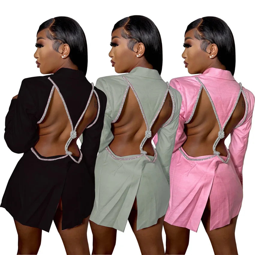 Spoken Dreams: Casual Trendy Sexy Long Sleeve Blazers