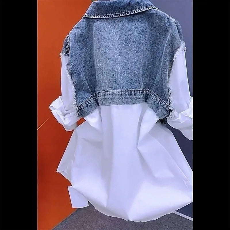 Spoken Dreams: Women's Casual Denim Jacket