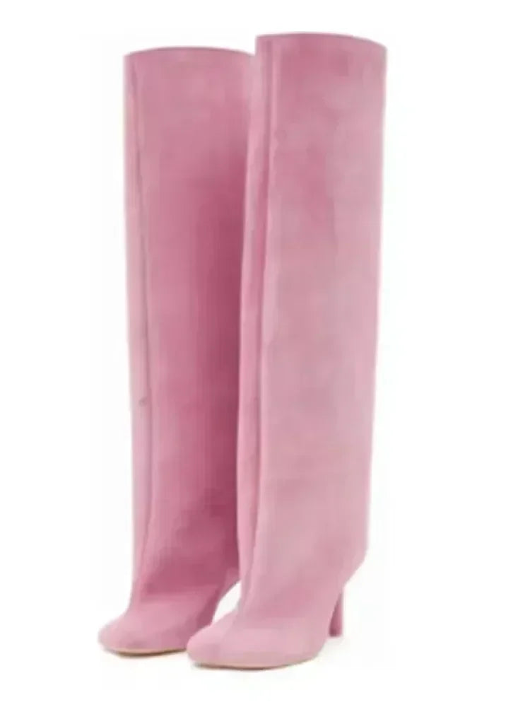 Spoken Dreams: Winter Slim High Heels Knee High Women