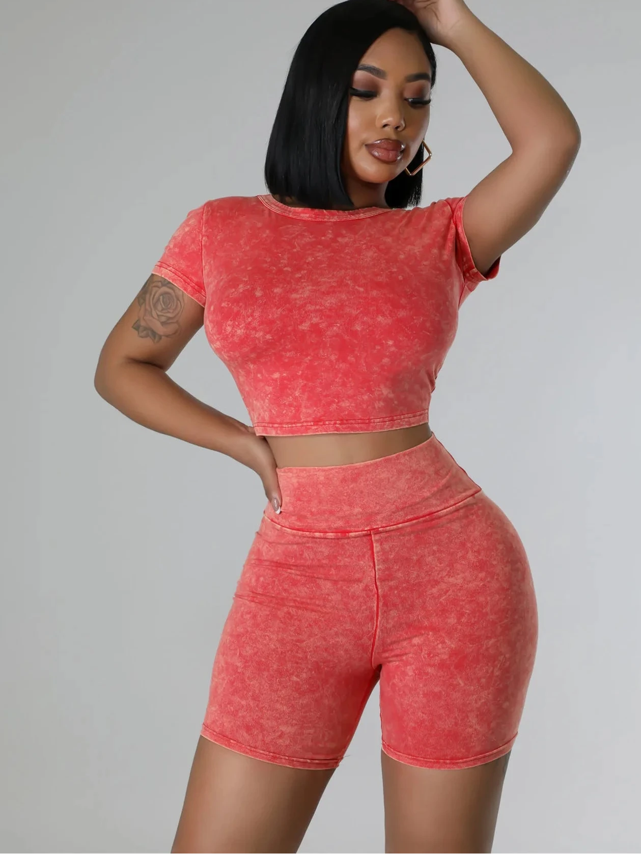 Summer Two 2 Piece Set Outfit Tracksuit