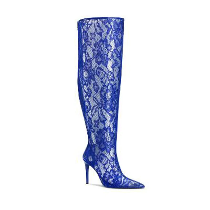 Spoken Dreams: Lace Thigh Hight Boots