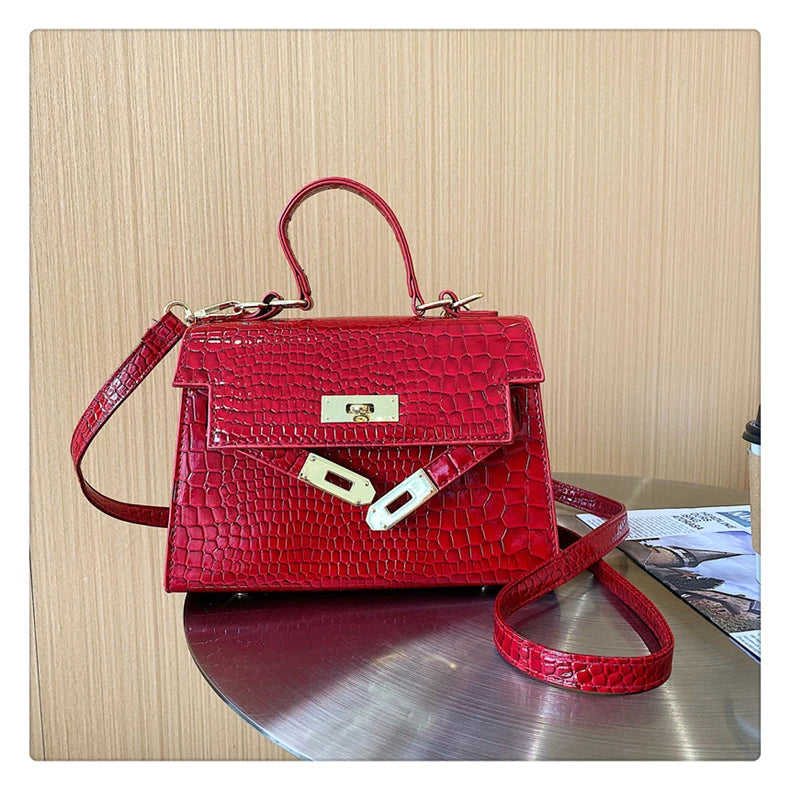 Elegant Ladies Shoulder Bag Crossbody-Bag Option Genuine Leather Popular Classic Handbag Design