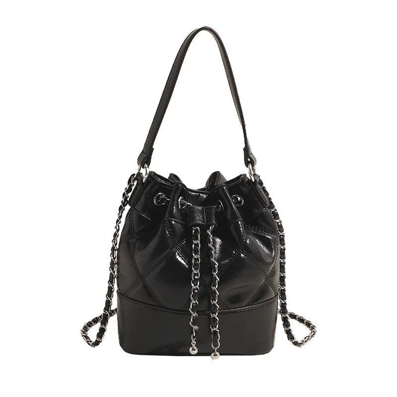 Trendy Small Bucket Bag Women's Fashion Crossbody Purse - Cute Minimalist Chic Shoulder Bag for Girls, Stylish Versatile Handbag