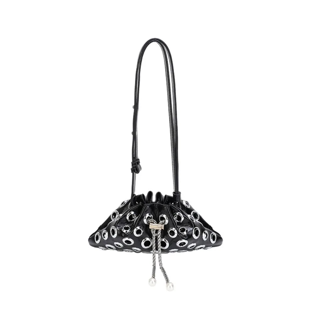 Spoken Dreams: Stud Rivet Shoulder Bag