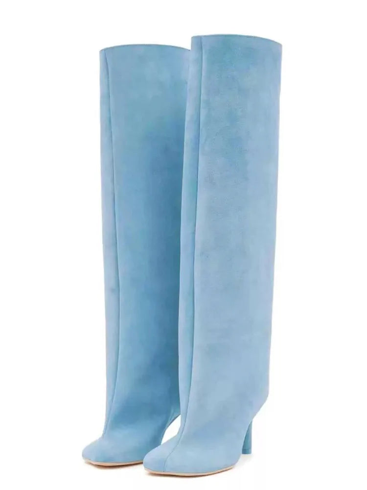 Spoken Dreams: Winter Slim High Heels Knee High Women