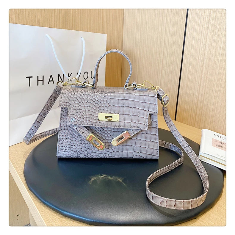 Elegant Ladies Shoulder Bag Crossbody-Bag Option Genuine Leather Popular Classic Handbag Design