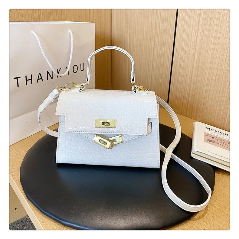 Elegant Ladies Shoulder Bag Crossbody-Bag Option Genuine Leather Popular Classic Handbag Design