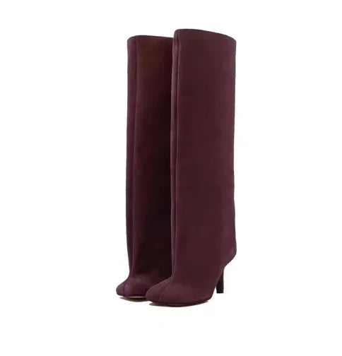 Spoken Dreams: Winter Slim High Heels Knee High Women
