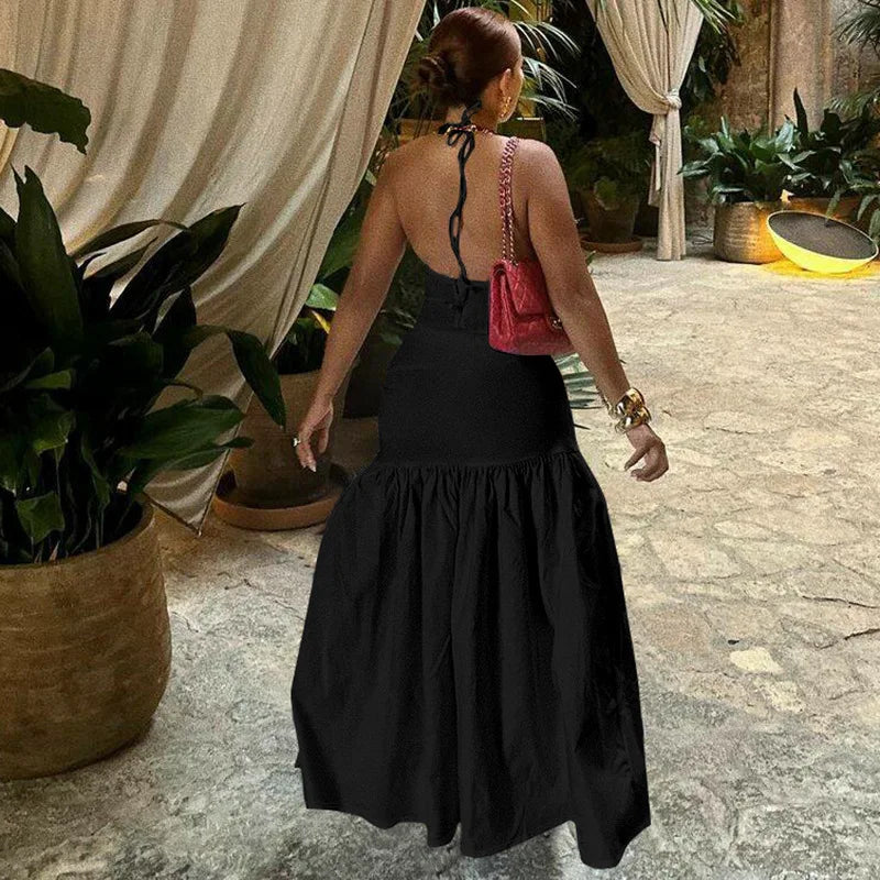Sexy Elegant Bodysuits and Tie Up Long Skirts