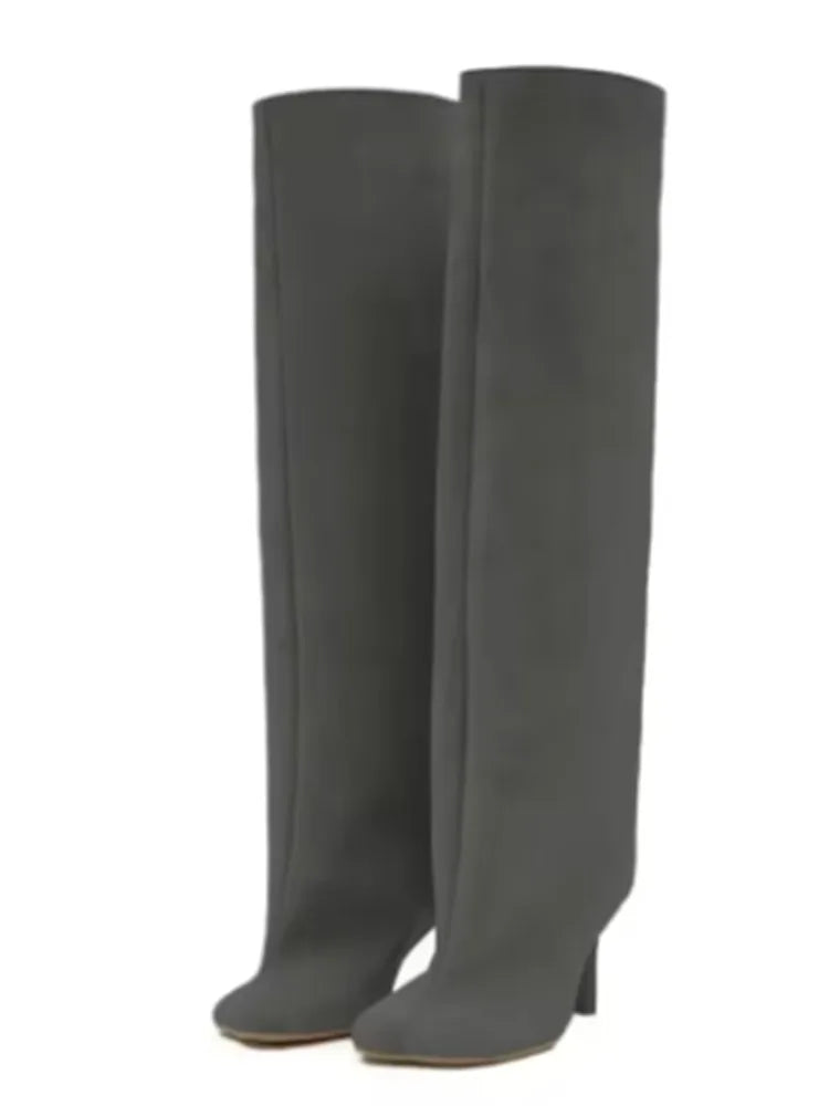Spoken Dreams: Winter Slim High Heels Knee High Women