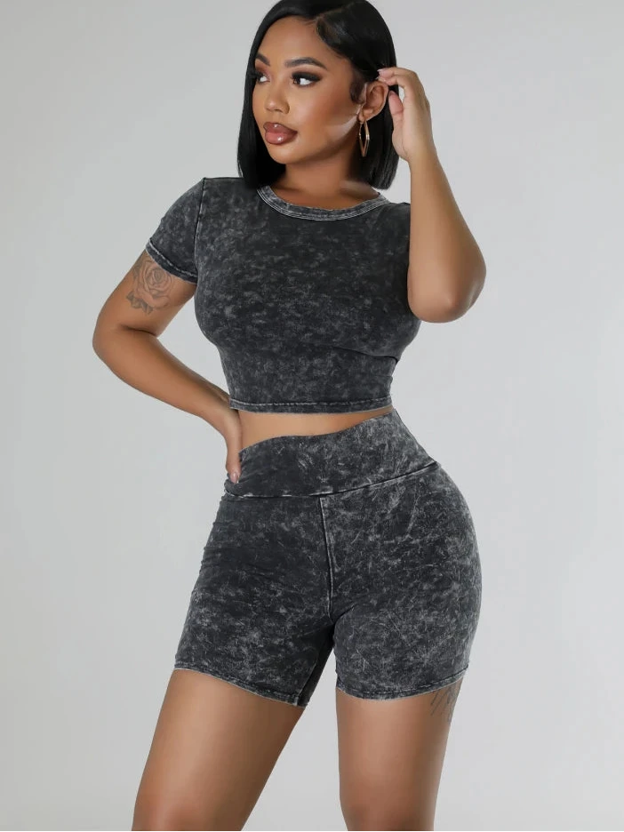 Summer Two 2 Piece Set Outfit Tracksuit