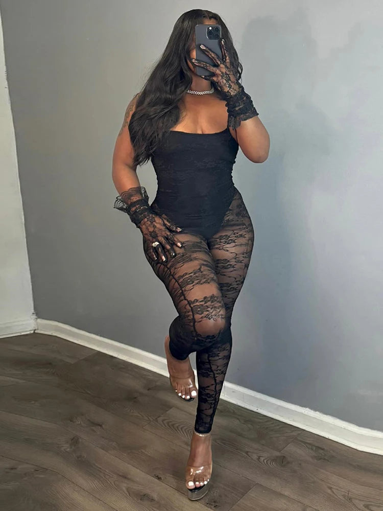Sexy Lace Jumpsuit