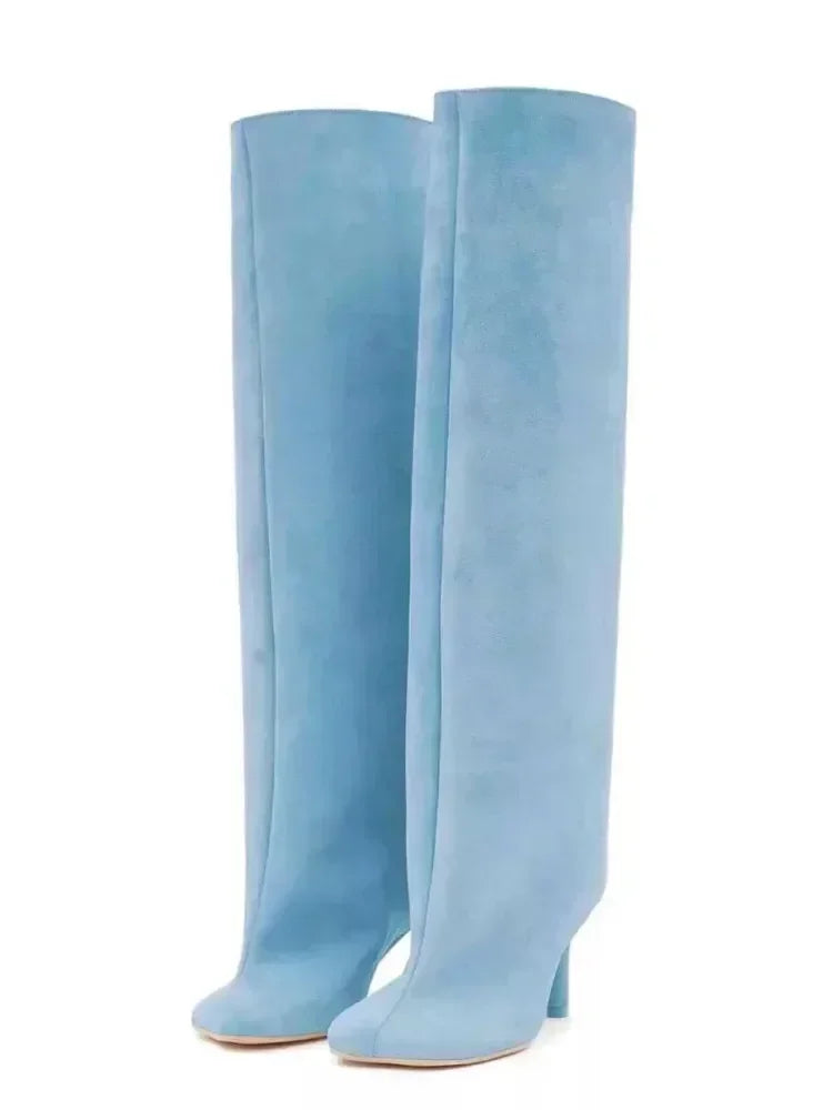 Spoken Dreams: Winter Slim High Heels Knee High Women