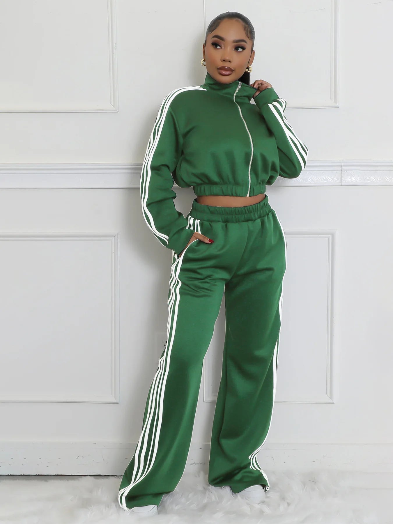 Spoken Dreams: Women's Two Piece Casual Tracksuits Set