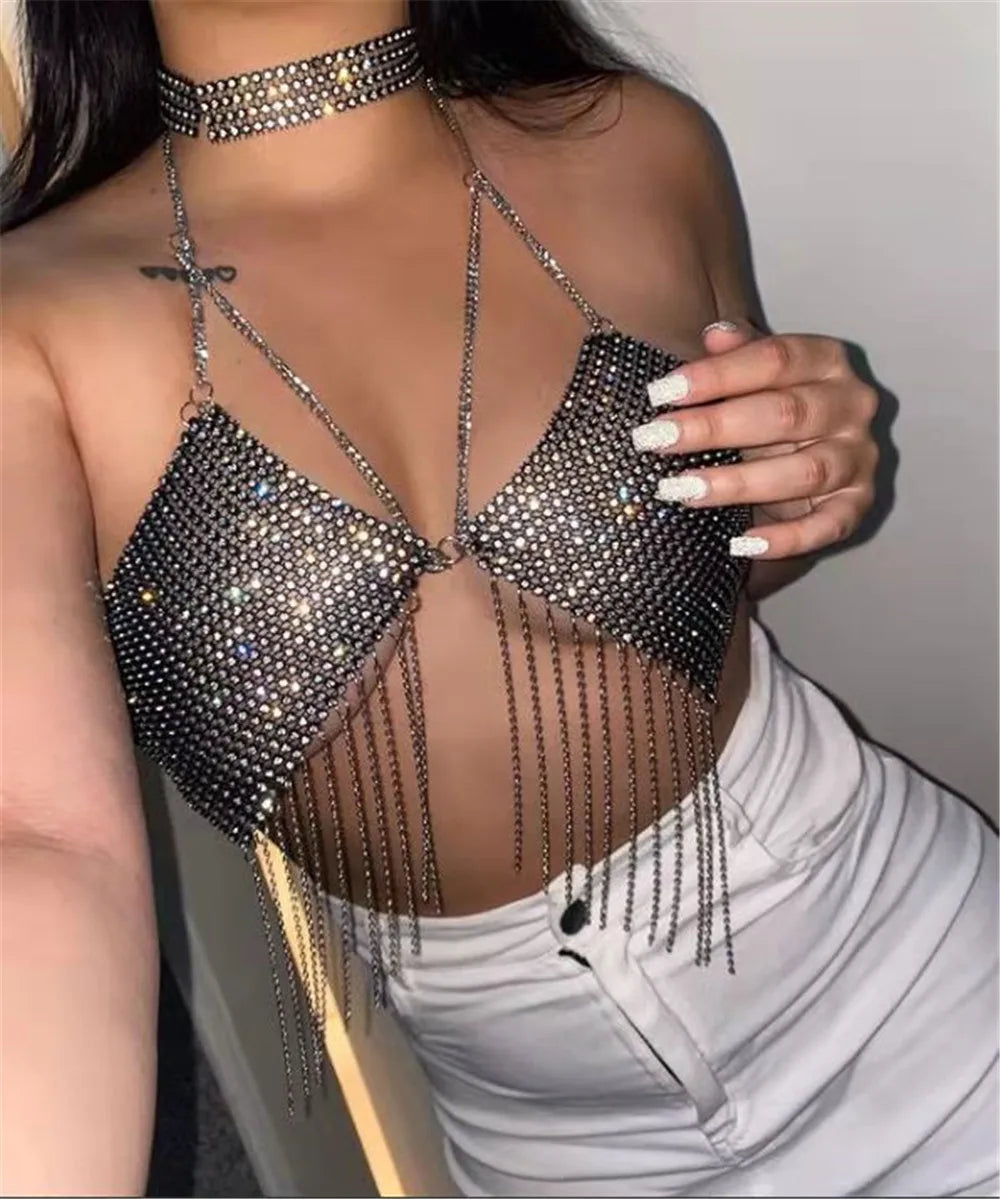 Spoken Dreams: Sexy Tassels Chest Chain