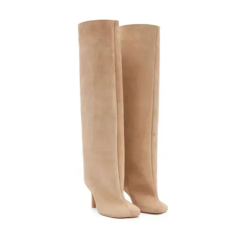 Spoken Dreams: Winter Slim High Heels Knee High Women