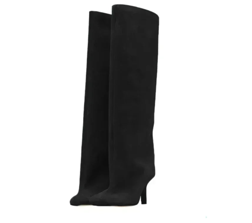 Spoken Dreams: Winter Slim High Heels Knee High Women