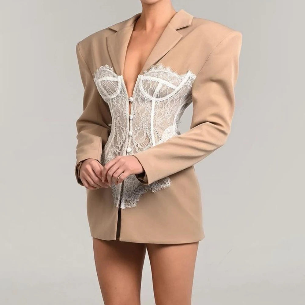 Spoken Dreams: Tunic Temperament Blazer
