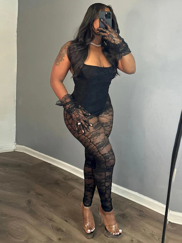 Sexy Lace Jumpsuit