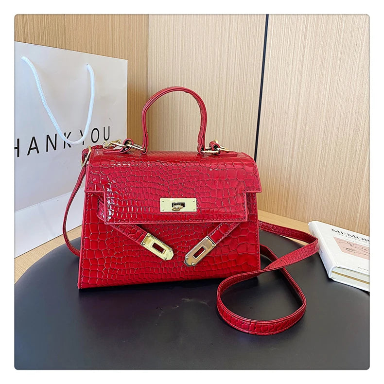 Elegant Ladies Shoulder Bag Crossbody-Bag Option Genuine Leather Popular Classic Handbag Design