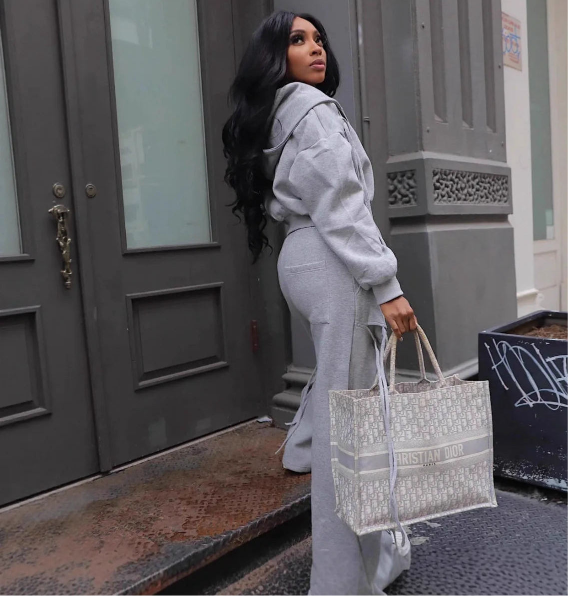 Spoken Dreams: Long Sleeve Hooded Zipper Sweatshirt and Jogger Pants  Outfits