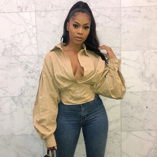 Spoken Dreams: Sexy Low-cut Blouse