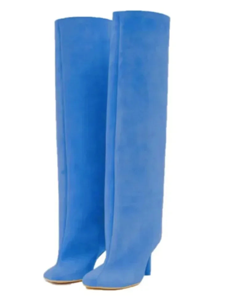 Spoken Dreams: Winter Slim High Heels Knee High Women