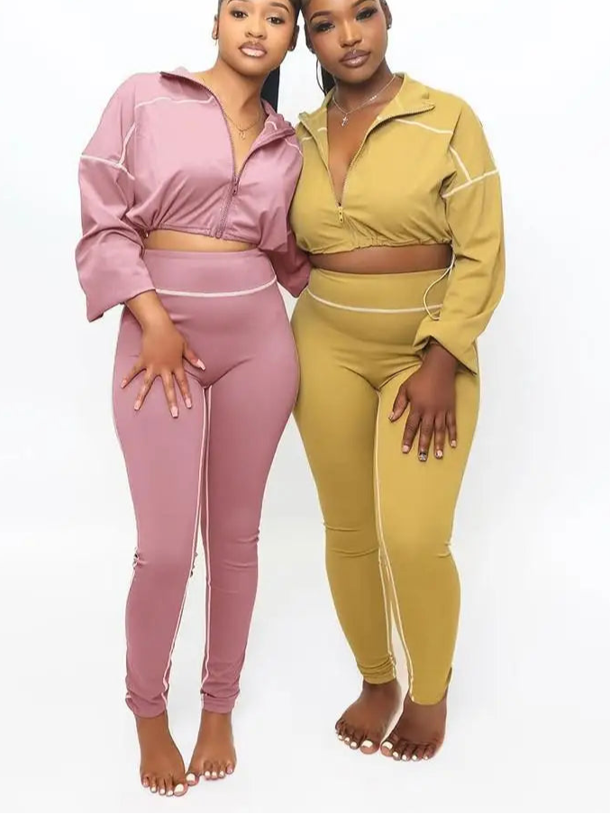 Spoken Dreams: Women's Comfort Sporty Two-Piece Tracksuits