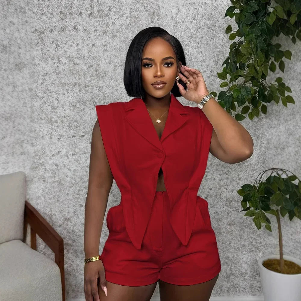 Comfortable Casual Irregular Hem Slim V-Neck Elegant Avant Jumpsuit
