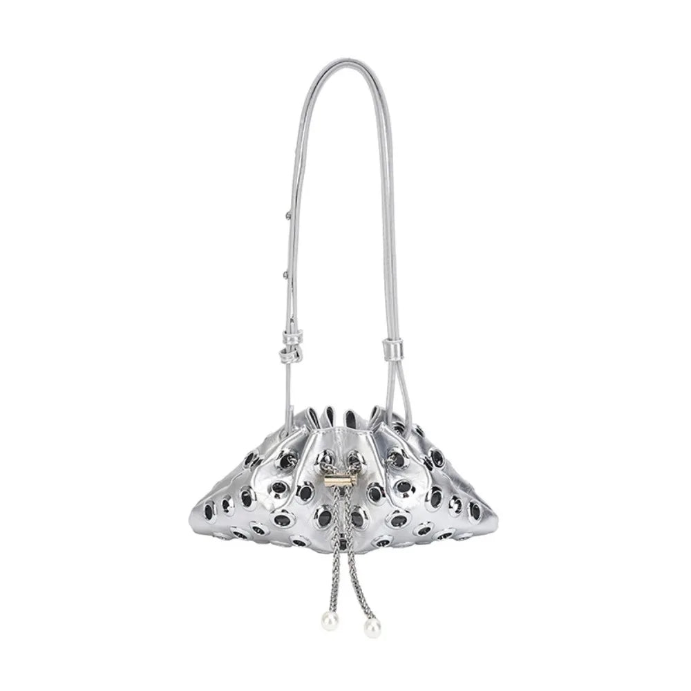 Spoken Dreams: Stud Rivet Shoulder Bag