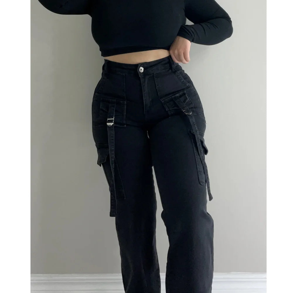 Spoken Dreams: Cargo Straight Denim Straight Safari Jeans