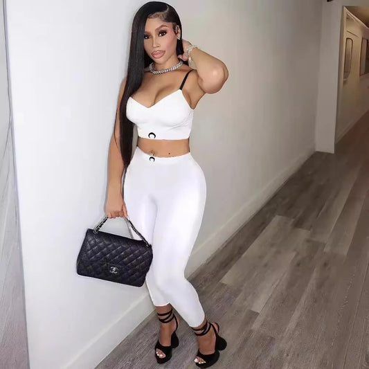 Spoken Dreams: Women Camisole Top, Pencil Pants Leggings