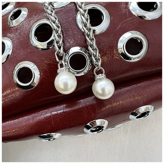 Spoken Dreams: Stud Rivet Shoulder Bag