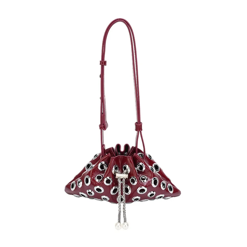 Spoken Dreams: Stud Rivet Shoulder Bag