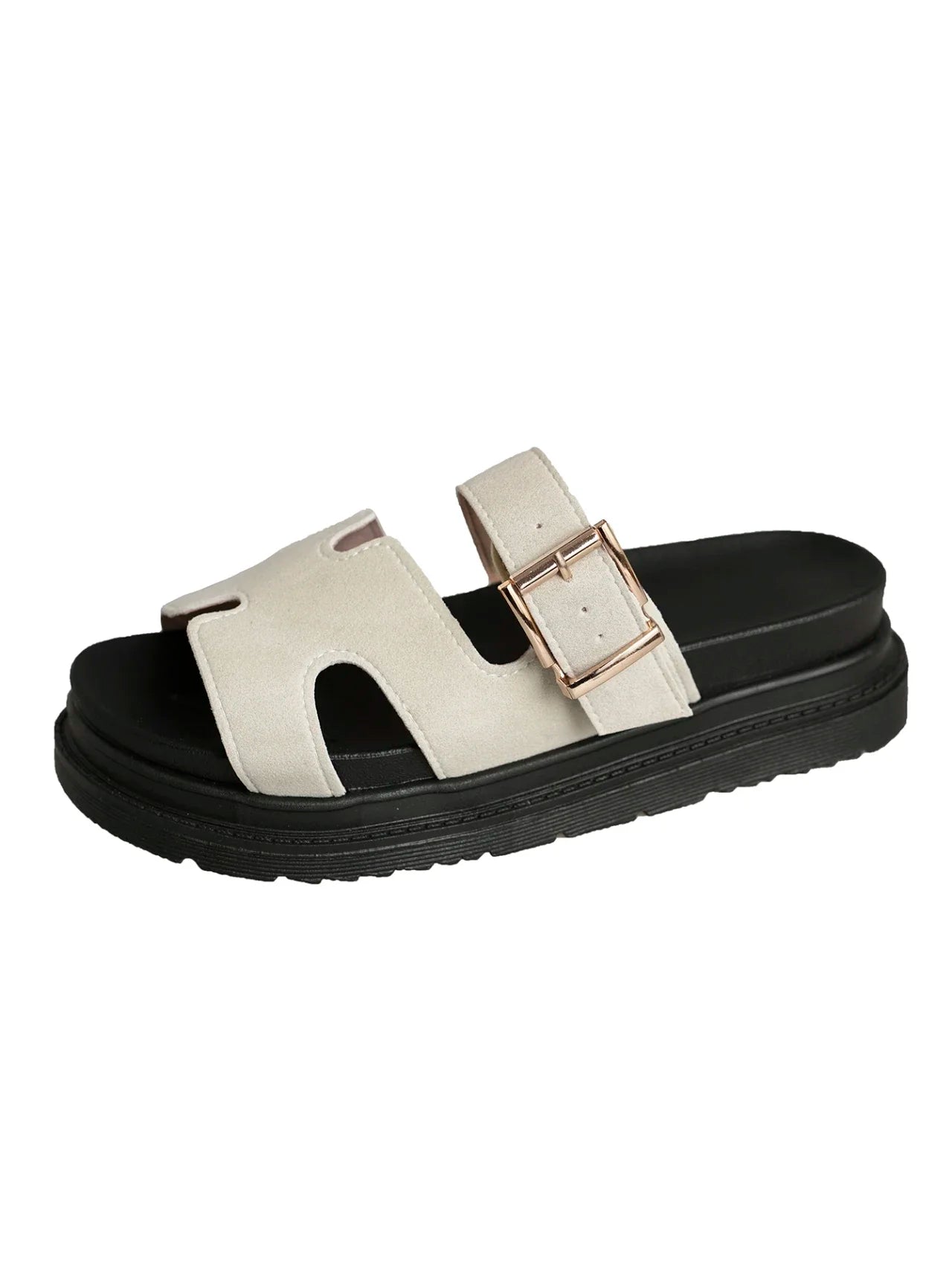 Summer 2025 New Designer Women's Platform Slippers Flat Flip-Flops Casual Fashion Multifunctional Slip-On Slippers