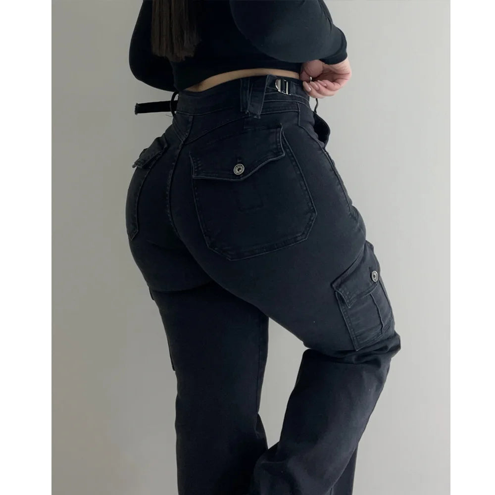 Spoken Dreams: Cargo Straight Denim Straight Safari Jeans