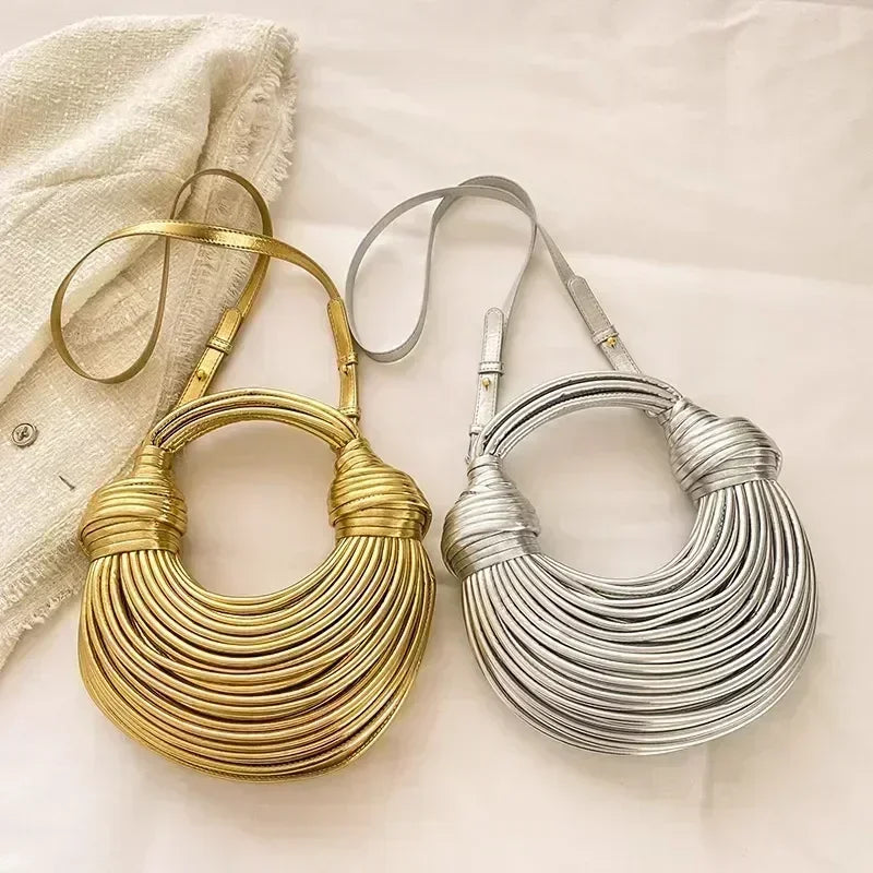 Luxury Designer Handwoven Noodle Bags