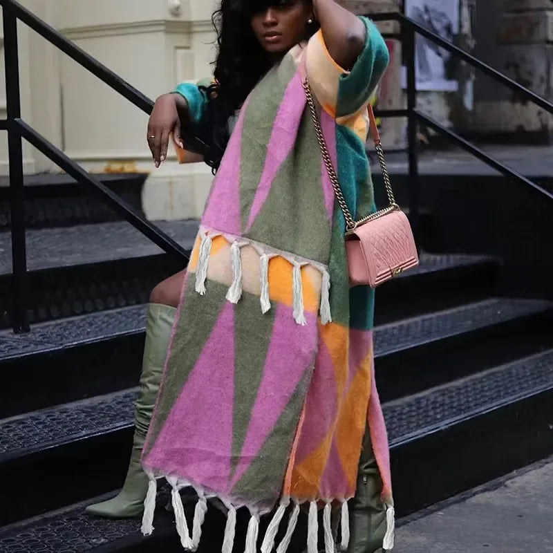 Spoken Dreams: Winter Knitted Cardigan Sweater